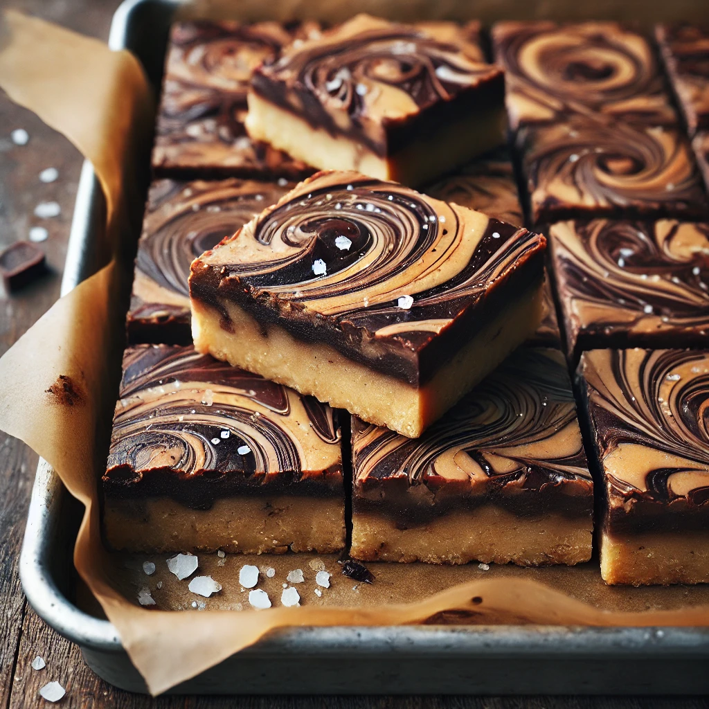 Tahini Chocolate Swirl Bars