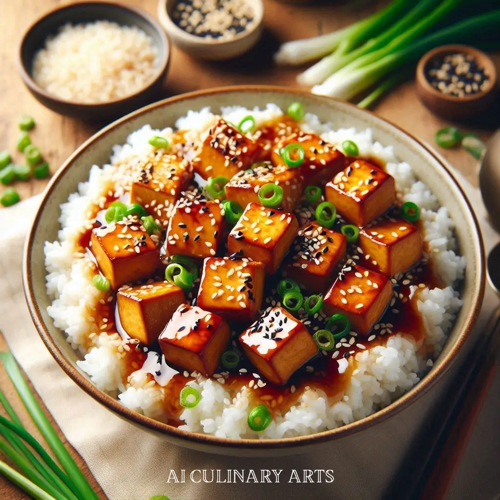 🍛 Crispy Tofu with Sweet Soy Glaze & Coconut Rice2